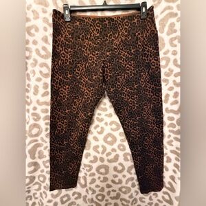 Casablanca Leopard Leggings - Size Large